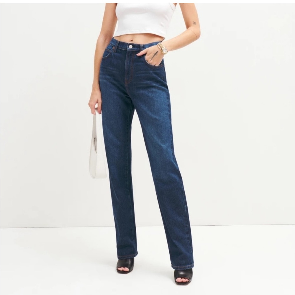 Reformation Dark Blue Women Jeans